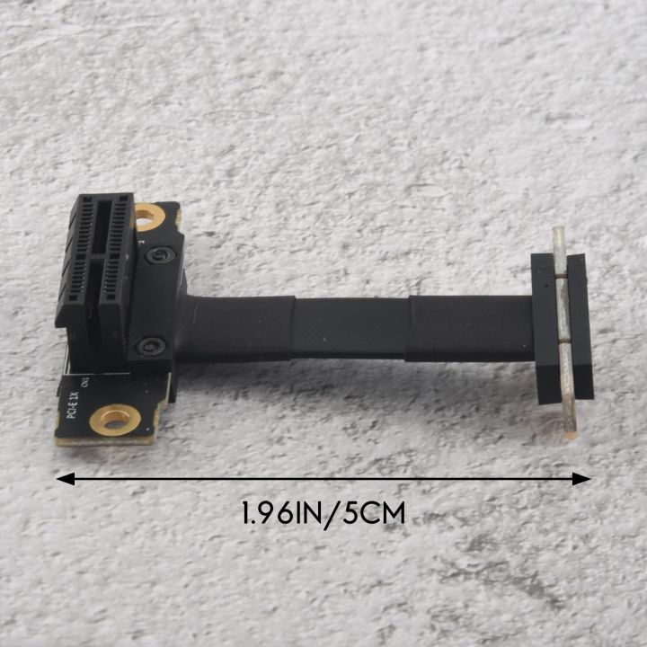 PCIE%20X1%20Riser%20Cable%20Dual%2090%20Degree%20Right%20Angle%20PCIe%203.0%20X1%20to%20X1%20Extension%20Cable%208Gbps%20PCI%20Express%201X%20Riser%20Card%205cm%20-%20Image%203