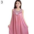 Ladies Sexy Silk Satin Night Dress Sleeveless Nighties  Nightgown Plus Size Nightdress Lace Sleepwear Nightwear. 