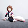 Doll Gift Collection Uraraka Action Seated Ochaco Academy MHA Anime New Hero Character Doll Ochakopvc Model 10 cm. 