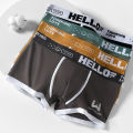 Luxury 1Pcs/6Pcs Men Cotton Boxer Shorts Panties Underwear3 Colors L XL 2XL 3XL Soft Letter Belt Breathable Soft Fashion Sports. 
