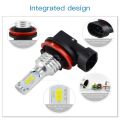 Super Bright H8 H9 H11 LED Headlight Bulb Kit HIGH/LOW Beam Light 8000LM 8000K Ice Blue 80W. 