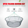 80CM Loose Mouth Folding Drop Fishing Net Shrimp Catcher Tank Casting Network Fish Eels Trap Cage Prawn Bait Crab Netting. 