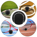 24Pcs Pack Tennis Balls Wear-Resistant Elastic Training Balls 66mm Ladies Beginners Practice Tennis Ball,Black. 