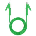 Dual Ended Crocodile Alligator Clips 15A Test Lead Wire Cable with Insulators Clips 5 Colors Test Flexible Cable. 