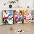 25 new products café art painting entrance bar restaurant home living room bedroom newspaper quality printing Umaru mouto anime HiHaomeiyou1PCchan sea painting decoration 20. 