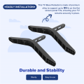 Universal TV Stand Base Table Top TV Legs for Televisions with Screws Easy Install Easy to Use. 