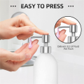 JAERBEE 8Pcs Soap Dispenser Pump Replacement Stainless Steel Lotion Dispenser Pump for Regular 28/400 Neck Bottles for Bathroom. 