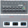 Mini Audio Mixer Karaoke 6 Channel Professional Stereo Sound Mixer Ultra Low Noise 6 Channel Audio Mixer. 