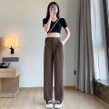 Oversize Regular Fitted Wide Leg Formal Satin Pants For Women - Black Colored | Brown Colored | Fashion | Formal Pants For Women // F. 