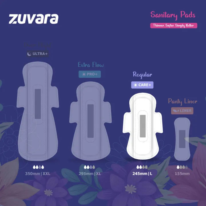 Zuvara%20Sanitary%20Pads%20-%20L%20-%20245%20mm%20(Pack%20of%2010%20*%203%20Packets)%20-%20Care+%20-%20Image%204