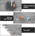 Puzzle MatInterlocking Carpet Shaggy Soft Foam Play Mat Velvet Fluffy Area Rugs, Square Plush Puzzle Floor Tiles Climbing Mats for Rooms Home Parlor Bedroom. 