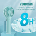 Portable Handheld Fan Mini Personal Fan 3 Speeds Powerful Little Battery Han BANGCHEN. 