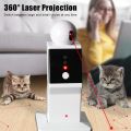 Cat Laser Toy Robot Interactive Laser Pointer for Cats Automatic Laser Chase Toy for Cats A Battery tyle. 