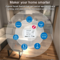 Tuya Zigbee 1 Gang Smart Switch, Passive Dry Contact Relay AC85-250V. 