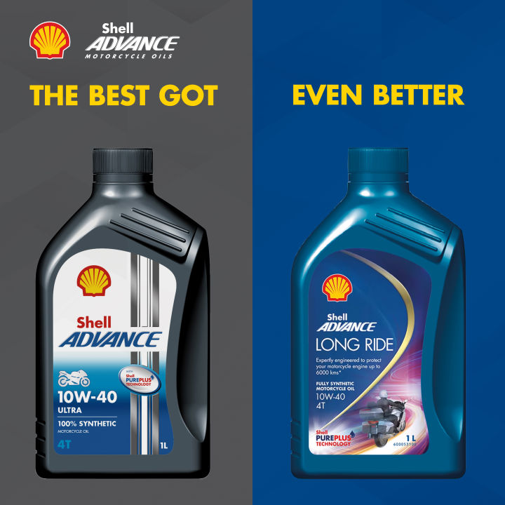 Shell%20Advance%20Long%20Ride%2010W%2040%20Fully%20Synthetic%20Motorcycle%20Engine%20Oil%20%20-%201%20Ltr%20Pack%20-%20Image%203