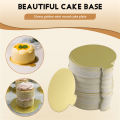 Mini Golden Cardboard Cake Base,100 Pieces Cake Plate Cardboard Base. 