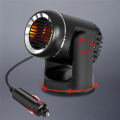 OUMERY Car Glass Defogger Car Heater Car Defroster 12V Quick Heat Cold Heater Hairdryer Heater Electric Heater Black. 
