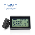Electric Bicycle Display Instrumentation LCD3 LCD Large Screen Instrument KT LCD3 for KT Intelligent Controller 24V 36V 48V Ebike Panel. 