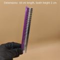 The righteous brush is easy to use, the tool curls the hair is set and the portable hairstyle is Sales promotion set with 3 rows of combs, and the new fashionable wide-tooth styling brush defines the curls. 