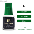 Uonevic Guoqiang fastest Korean products eyelash glue glue green bottle cap eauty High Quality 1 bottle IB Super Eyelash Extension 5ml with makeup tools most. 