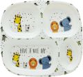 Dinewell Kids Rectangle Plate Animate, DWC2126. 