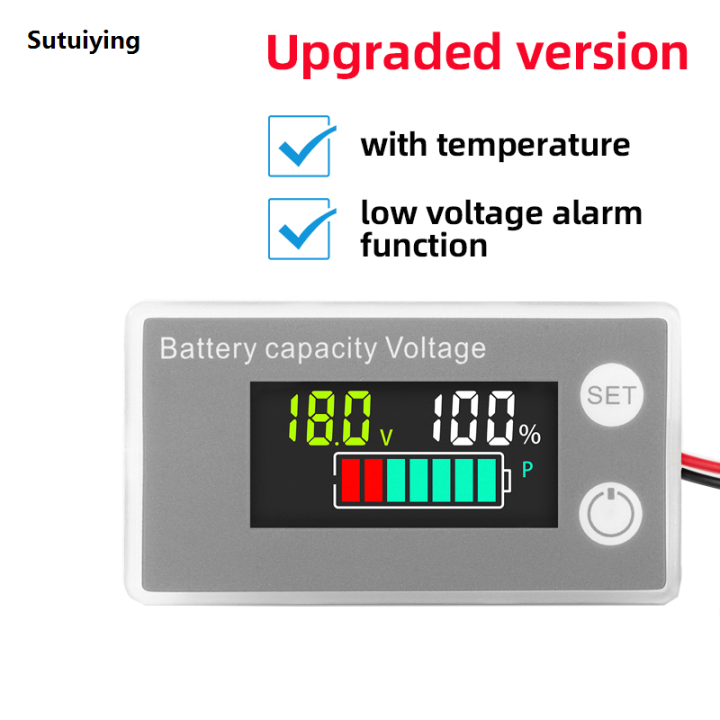 Sutuiying%206133A%20Battery%20Capacity%20Indicator%20DC8-100V%20LCD%20Digital%20Electricity%20New%20Meter%20Lithium%20LiFePO4%20Lead-acid%20Cell%2012V%2024V%2048V%2072V%20Voltmeter%20-%20Image%208