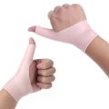 Pain Arthritis Tendon Gloves Thumb Stabilization Silicone Wrist Support 2Pcs/Pair Brace Fingerless Compressor is used to relieve pain inflammation. 