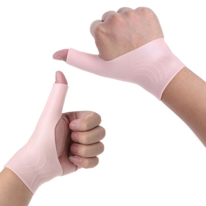 Pain%20Arthritis%20Tendon%20Gloves%20Thumb%20Stabilization%20Silicone%20Wrist%20Support%202Pcs/Pair%20Brace%20Fingerless%20Compressor%20is%20used%20to%20relieve%20pain%20inflammation%20-%20Image%203
