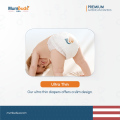 MumBuds USA ZIPLOCK Tape Style Diapers Size-1 NB (2–5 kg) 22 Pcs (Pack of 3) | Ultrathin, Soft & Breathable Baby Diapers. 