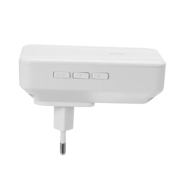 Wireless%20Plug-in%20Doorbell%20Chime%20With%20LED%205%20Levels%20Volume%2055%20Ringtones%20-%20Image%204