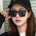 LB Square Full Black Sunglasses for Women - Korean Style Eyewear with CR-39 Lenses - Women's Black Sunglasses |. 