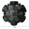 Oufeiton River Prawn Fishing Trap Portable Heavy Duty Fishing Bait Trap with Fine Mesh Ideal for Catching River Prawn Shrimp Crawfish Eel Loach. 