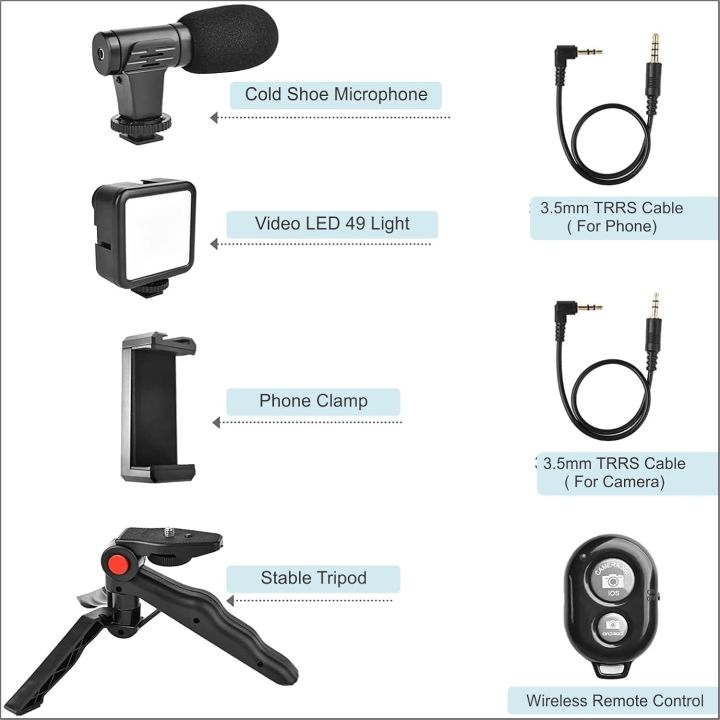 Vlogging%20Video%20Making%20Kit%20For%20Mobile%20Phones%20-%20Model%20AY-49%20-%20Tripod%20Kit%20With%20Microphone%20And%20Light%20-%20Flexible%20Tripod%20-%20All%20in%20One%20-%20Better%20Sound%20And%20Lighting%20Indoors%20or%20Outdoors.%20-%20Image%204