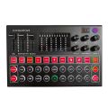 M9 Multi-Function Sound Card Mixer - Professional Audio Mixing Console with Bluetooth, Live Broadcast Mode, and Voice Effects for Phones & PCs. 