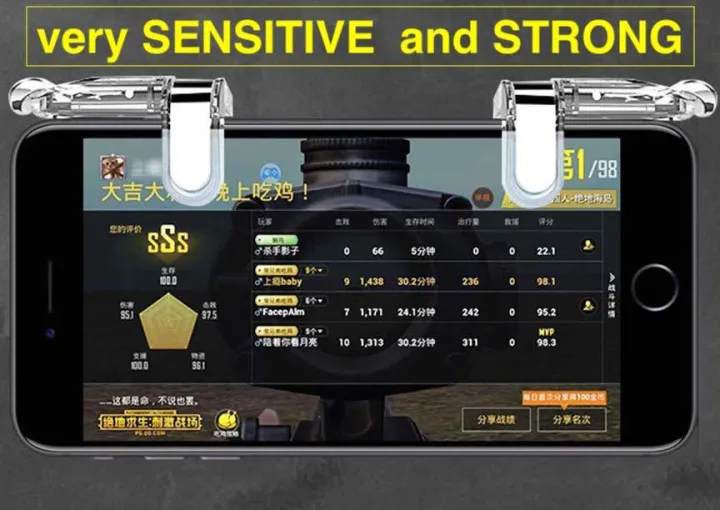 PUBG%20Mobile%20Game%20Controller,%20Gaming%20Trigger%20Smartphone%20Shooter%20Sensitive%20Controller%20Joysticks%20Aim%20&%20Fire%20Trigger%20-%20Image%203