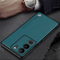 Vantime Case for vivo V29 5G Luxury PU Leather Soft Rubber Frame Shockproof Phone Back Cover. 