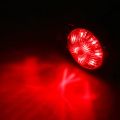JAERBEE 4X Red 12V LED Black Adjustable Cafe Racer Style Stop Tail Light Brake Rear Lamp Tail Light for Chopper. 