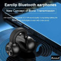 Single ear clip earmuff+】+COD uD83D uDD25 [Fast delivery uD83D uDD25 uD83D uDC4D wireless bluetooth 5.3 earphone TWS lightweight and compact earphone sports business game single earphone. 