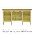 High Quality Wooden 1:12 Dollhouse Storage Cabinet Simulation Doll House Furniture Wall Hanging Cabinet Mini Display Shelves Kids Toys. 