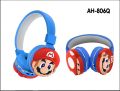 Mario AH806Q wireless headset kids headphone cute cartoon earphones BT earphone headphones for Kids. 