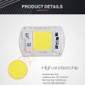 AC 220V 50W High Power LED COB Chip with Smart IC Driver, Integrated SMD LED COB Light Source For DIY Spotlight & Flood Light. 