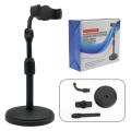 SSD Tripe Selfie Stick Mobile Phone with Tripod Desktop Light Smartphone for iPhoneSamsung, Stand Universal Adjustment Stand. 