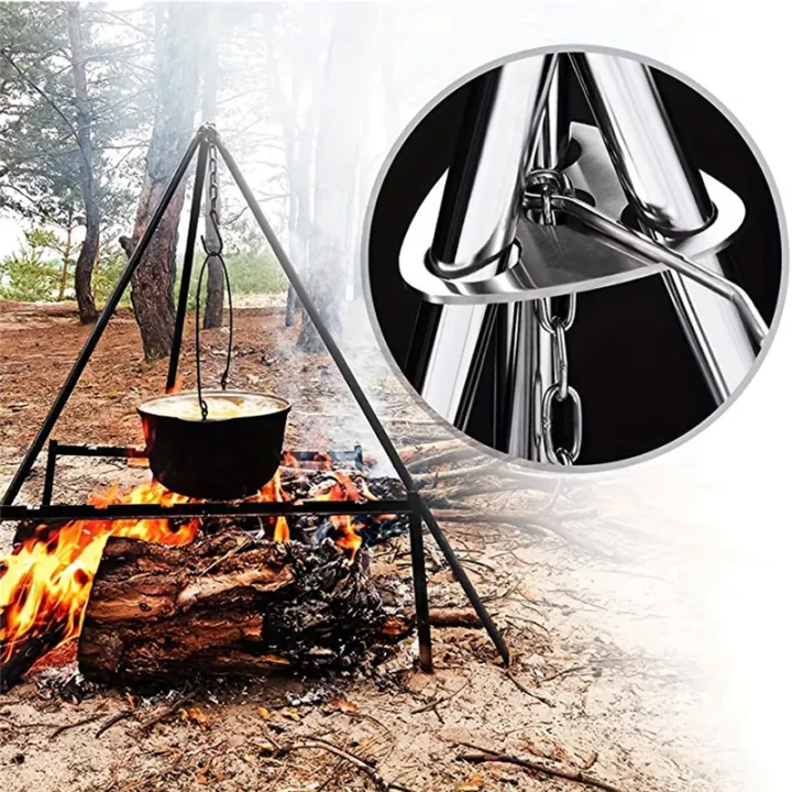 ARELENE%20Portable%20Camping%20Gear%20and%20Equipment%20Detachable%20Outdoor%20Barbecue%20Tripod%20Hanging%20Rack%20Campfire%20Cooking%20Accessories%20Set%20-%20Image%207