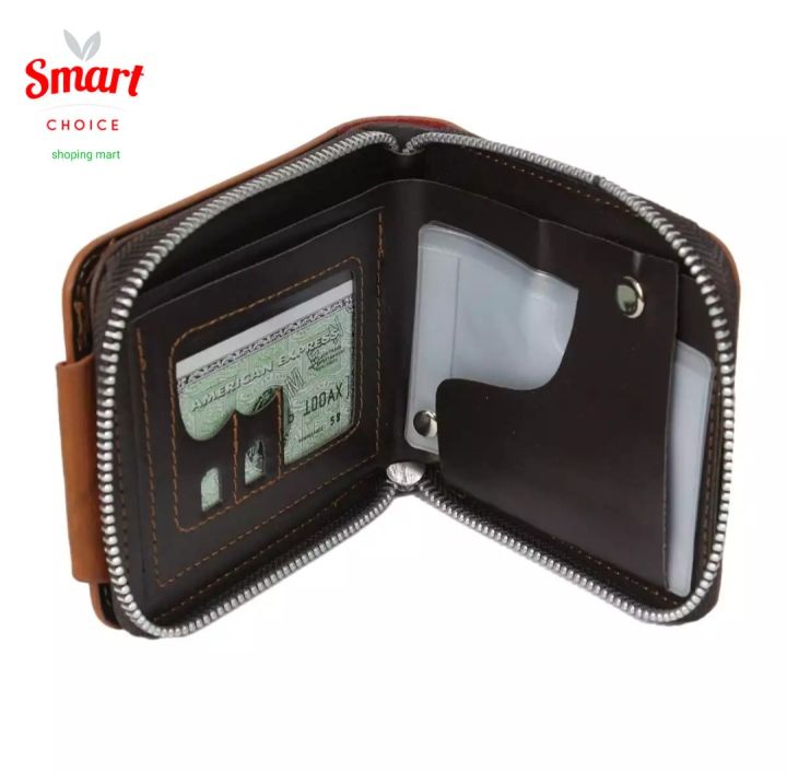 Dynamic%20Leather%20Purse%20For%20Men%20-%20Brown%20%7C%20Fashion%20Leather%20Zippered%20Wallet%20With%20Multiple%20Card%20Slots%20For%20Men%20-%20Image%205
