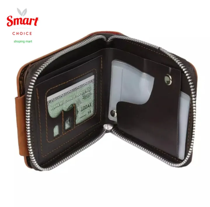 Dynamic%20Leather%20Purse%20For%20Men%20-%20Brown%20%7C%20Fashion%20Leather%20Zippered%20Wallet%20With%20Multiple%20Card%20Slots%20For%20Men%20-%20Image%205