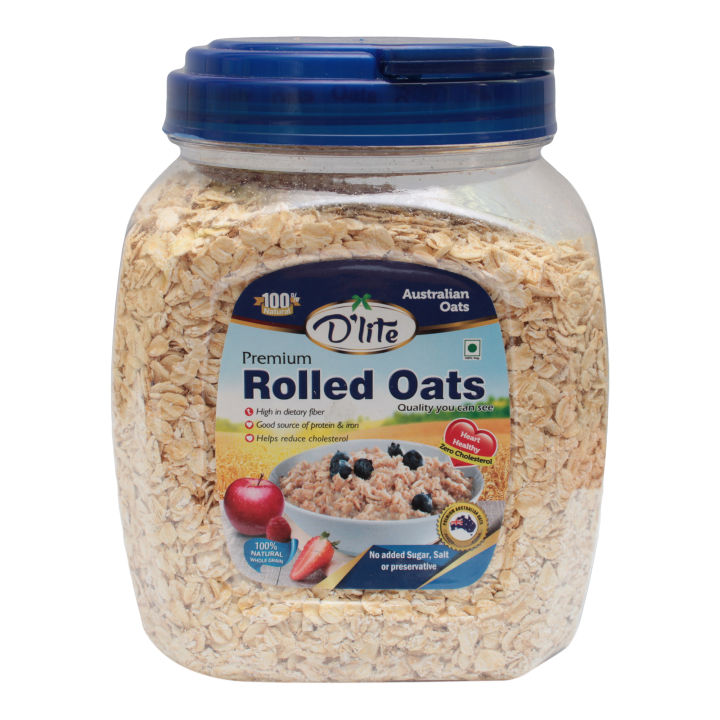 Dlite Rolled Oats Jar 1Kg