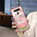 Dirt-resistant Graffiti Phone Case For LG K51/Reflect/L555DL Card sleeve Cover TPU Anti-dust Cute Card bag Waterproof. 