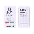 The List Standard Eye Test Chart Eyesight Testing Wall Visual Exam Pendant Examination Convenient Kids Vision Schedule CVFHHH. 
