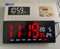 Digital Large Wall Clock with Dual Alarms & Automatic Brightness. 