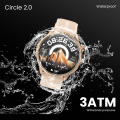 Ultima Watch Circle 2.0 Smartwatch: In-build ChatGPT, 3ATM Waterproof, 1.43 TRU AMOLED Display, 2.5D Curved Glass, 100+ Sports Modes, BT Calling, Super Slim with Premium Zinc Alloy Frame Smart Watch. 